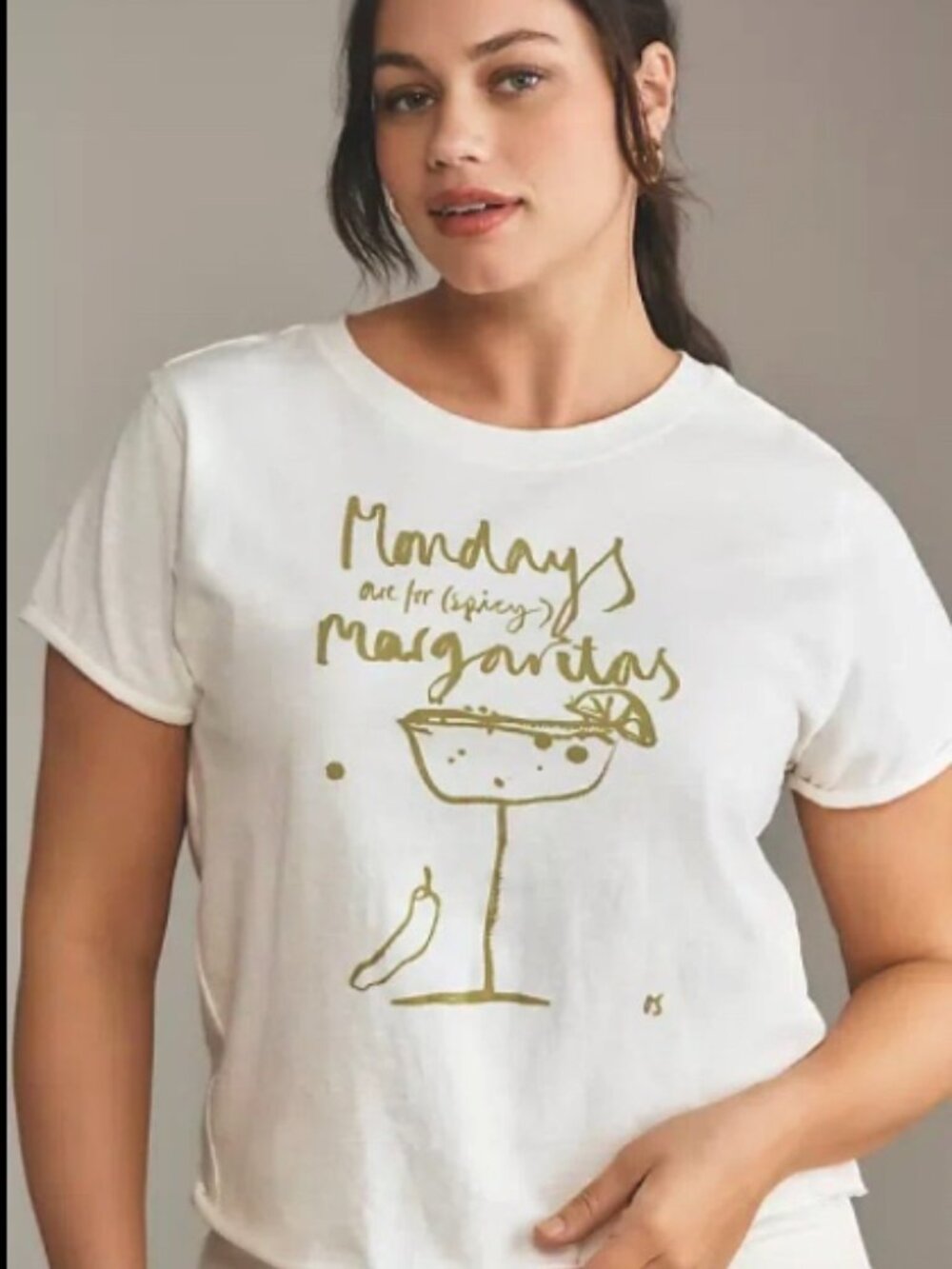 Anthropolgie Olivia Sewell Art T-Shirt